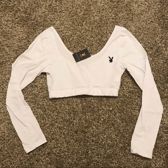 PLAYBOY Tops - NWT-Playboy X yandy crop top